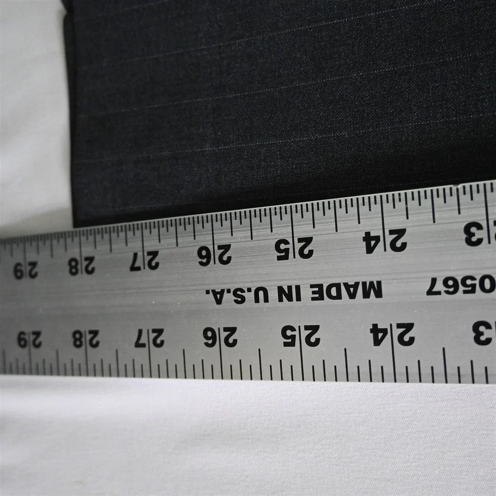 Brooks Brothers 36x29 Gray Striped Flat Front 346 Stretch Wool Mens Dress‎ Pants